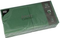 Papstar 150 Servetten DAILY Collection 1/4 vouw 32 cm x 32 cm donkergroen
