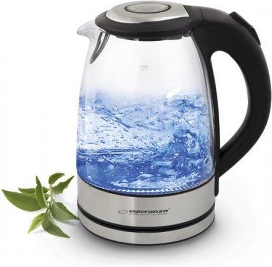 Esperanza Yosemite Waterkoker - 1.7 Liter - 2200W - Zwart/Metallic