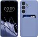 kwmobile hoesje geschikt voor Samsung Galaxy S24 - Hoesje met pasjeshouder - TPU case in lavendel