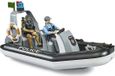 Bruder Politieboot met Politieagent - Geschikt voor in water - 3+ jaar
