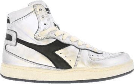 Diadora - Dames Mi Basket Silver Used Metallic - Maat 38