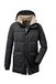 killtec Gw 46 Mn Qltd Jckt heren Casual gewatteerde jas met afritsbare capuchon en afritsbare Sherpa fleecekraag