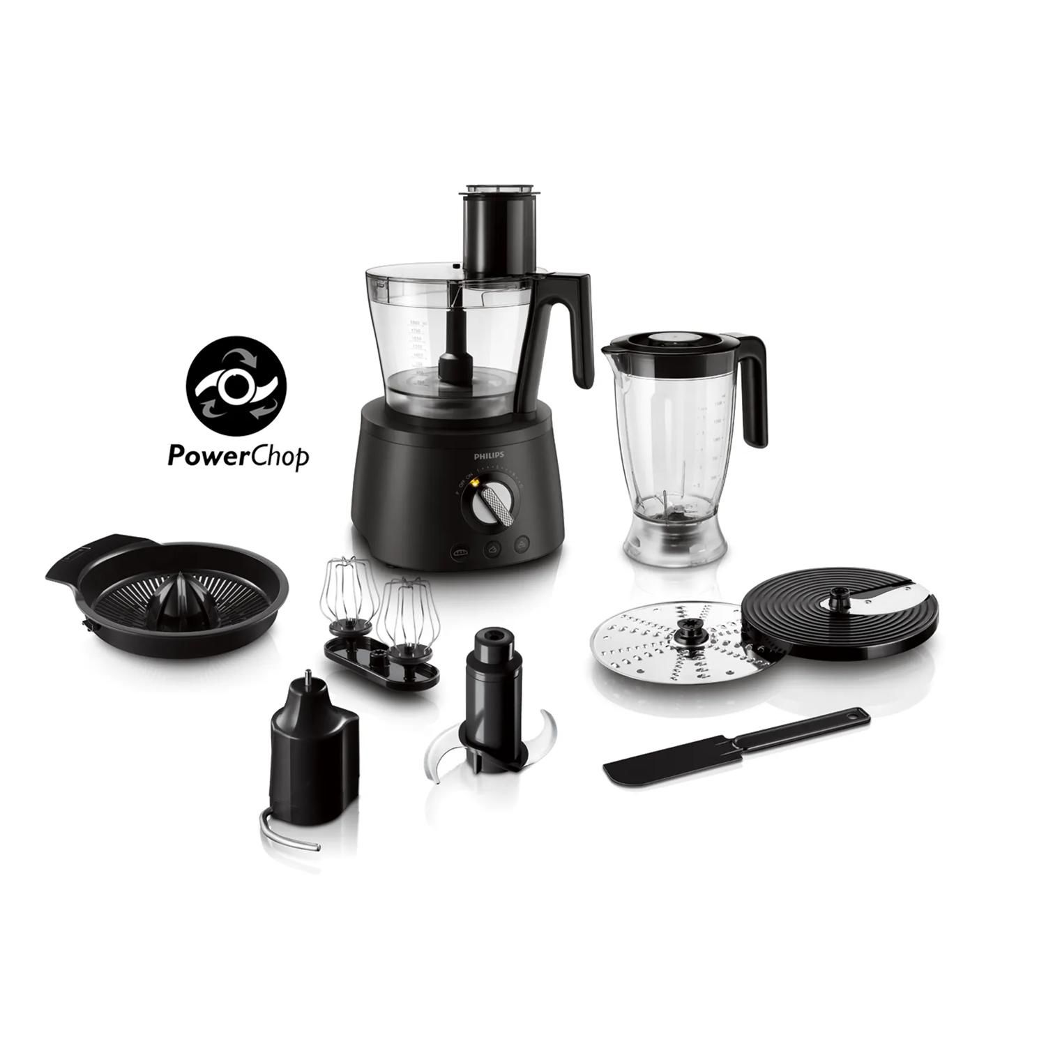 Philips Avance HR7776/90 Foodprocessor - 1300W - Zwart