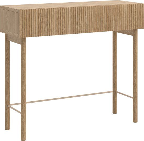 Selsey NOLIE Console met lade en poten - 90 cm - Geolied Eiken