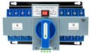 StarTech Dubbele netwisselschakelaar - Automatische transferschakelaar - 4-polig, 63A - 220V - Handmatig/Automatische modus - 2 seconden snelle omschakeling - Geschikt voor generator en noodstroom - Blauw