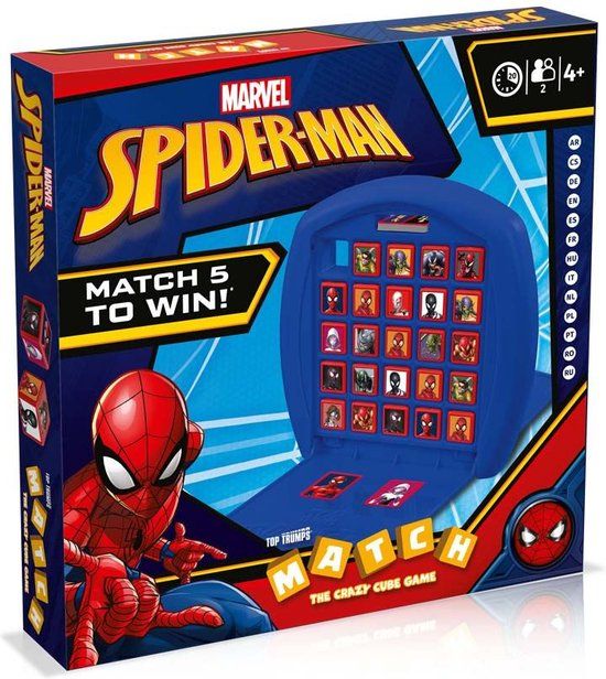 Winning Moves SPIDER-MAN Board Game (FR) - Strategy Game for Kids & Adults - 2023 Edition