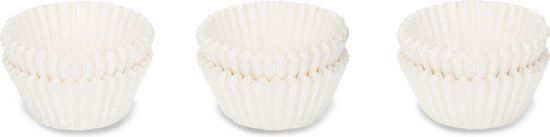 Patisse Pralinevormpjes - 2.5 cm - Papier - Wit - 150 stuks