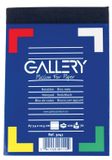 Gallery notitieblok A7 gelijnd 100 vel