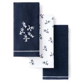 KitchenAid Vintage Florals Collector Series geborduurde keukenhanddoek 3-pack set