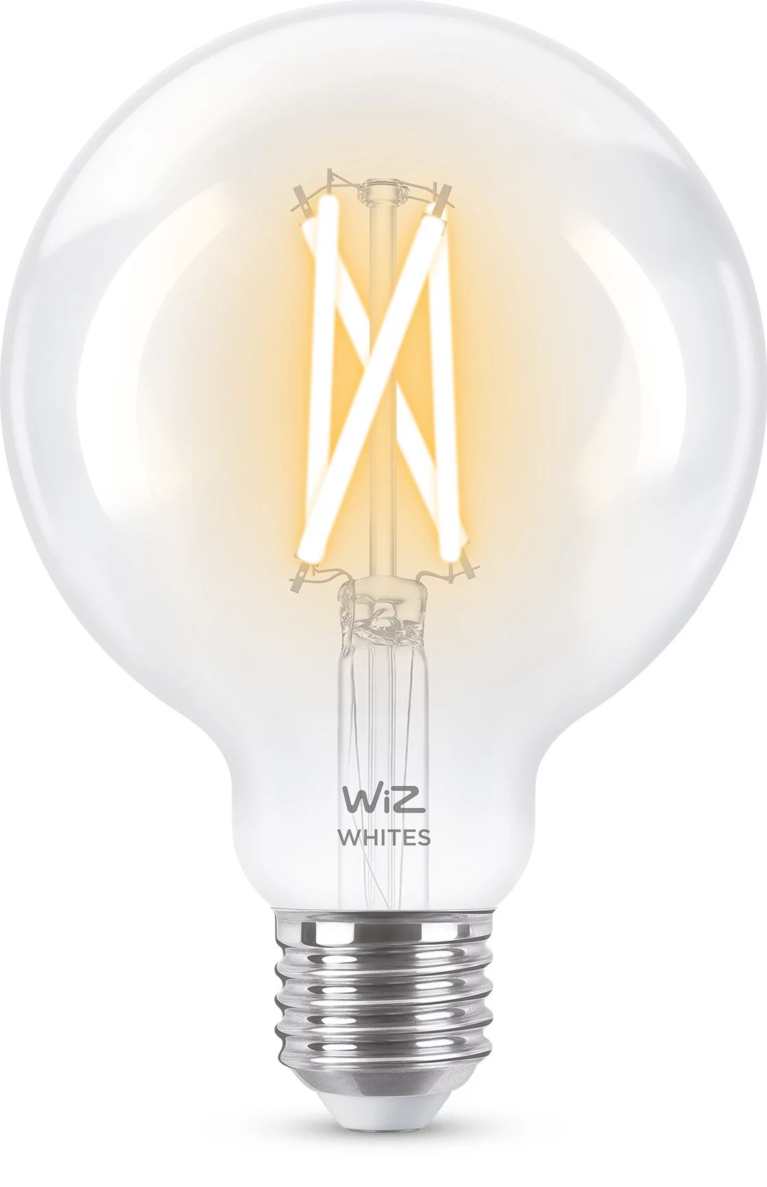 WiZ Smart LED Filament Globe - E27 - G95 - Transparant - 7W (60W equivalent) - Wi-Fi