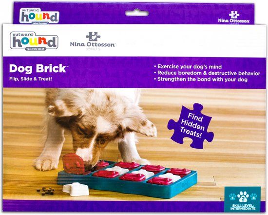 Nina Ottosson Dog Brick Hondenspeelgoed - Multi - 31.5 x 21 x 5.6 cm