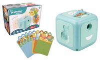 JOYEUSE - Projecteur musical pour enfants avec histoires et comptines - Développement musical - Veilleuse - Projection d'étoiles - 8 disques intégrés - Piles incluses - Dès 3 ans