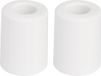 Deltafix Deurbuffer - 2x - deurstopper - wit - rubber - 50 x 35 mm - schroefbevestiging