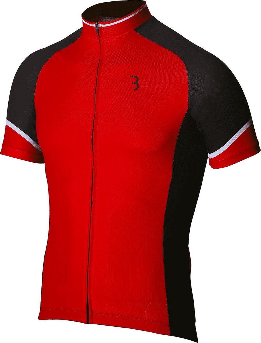 BBB Cycling BBB fietsshirt korte mouwen / BBB Jersey Comforfit s.s. Red/Black/White-L