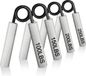 Bol Set Handtrainer - 4 Stuks - Grip Trainer - Handknijper - 45 Tot 113 Kg - Knijphalter - Armtrainer - Hand Gripper - Heavy Gripper - Vingertrainer - Onderarm - Buigveer - Vinger - Hand Spier - Trainer - Fitness - Argent