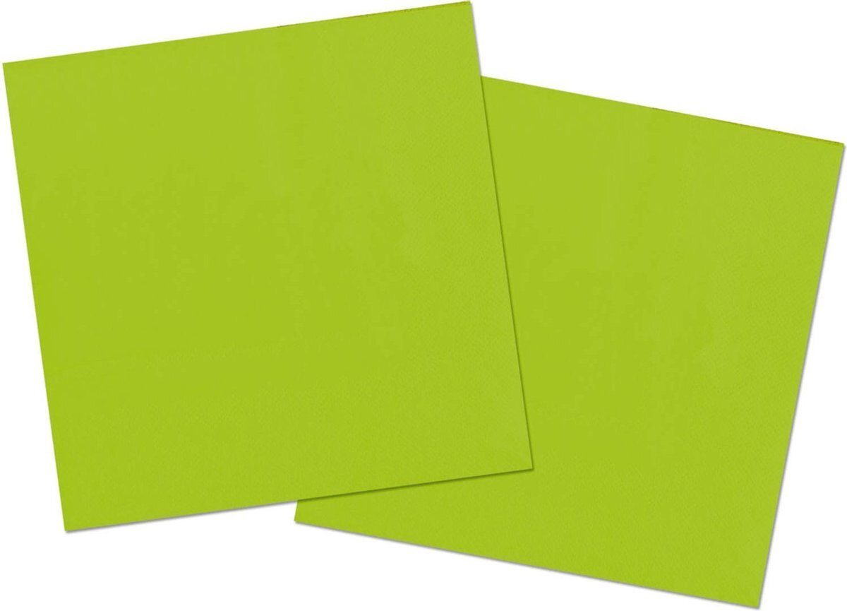 Folat servetten 33 x 33 cm papier groen 20 stuks