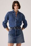 Levi's Teodora Western overhemd - Women's - L - Blauw / Air Space 5