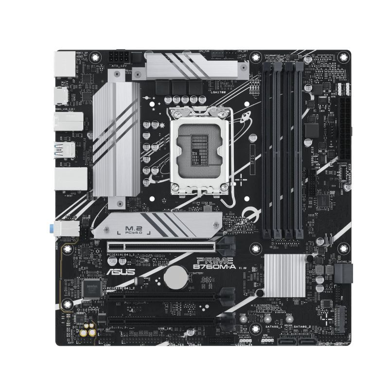 ASUS PRIME B760M-A-CSM - Motherboard - micro ATX - LGA 1700 - Intel B760