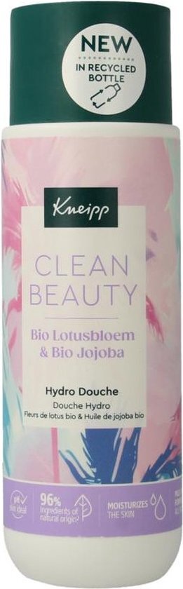 Kneipp Gel Douche Clean Beauty Bio Lotusbloem &amp; Jojoba 200ml