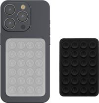 kwmobile 2x silicone zuignap telefoonhouder universeel