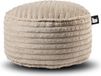 Extreme Lounging b-poufe cord poef rond voor binnen beige 60x40cm