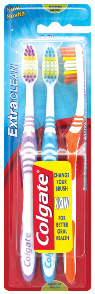 Colgate Extra Clean Tandenborstel Medium 3-pack