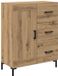 vidaXL Dressoir artisanaal eikenkleurig 69.5 x 34 x 90 cm Bewerkt hout