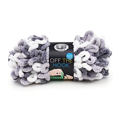 Lion Brand Yarn Off The Hook Yarn, Misty Morning