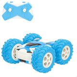 COLORBABY Speed & Go 41335 Op afstand bestuurbare auto, 360 graden, blauw en wit, 15 x 14,5 x 7 cm, 6 richtingen, frequentie 2,4 GHz, stunts, op afstand bestuurde auto's voor kinderen, op afstand
