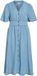 VILA Maxi-jurk VIMAI Korte Mouwen Lyocell Denim Lichtblauw Denim1 Vrouwen 38