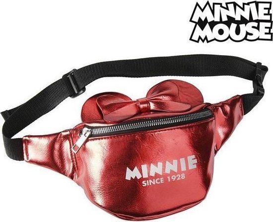 Disney Heuptas Minnie Mouse Rood Imitatieleer voor Kinderen
