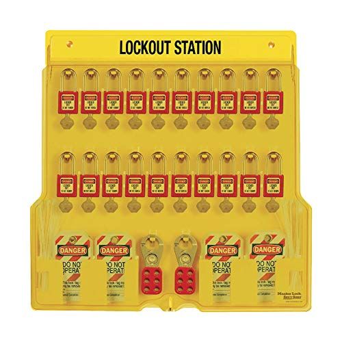 Master Lock ML1484 Lockout Station - 20 Lock Capacity