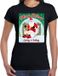 Bellatio Decorations Fout Kerstshirt / t-shirt - Merry shitmas losing a turkey - zwart voor dames - kerstkleding / kerst outfit XS