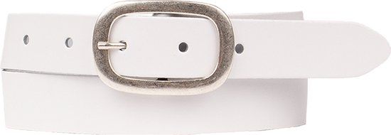 Petrol industries Plus Size Van Zon Mode Riem 30599 Vrouwen Leer Basic Zilverkleurig 135 cm