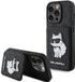 Karl Lagerfeld - Saffiano Serie - Coque rigide pour iPhone 15 Pro Max - Noir