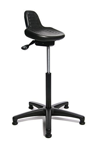 Topstar Standstar Stakruk - Werkkruk - Zwart - In Hoogte Verstelbaar - 78 x 58.8 x 24.61 cm