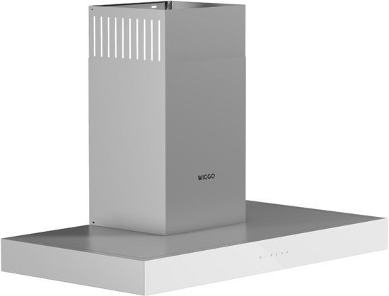 Wiggo WE-A941T(W) - Wandschouw Afzuigkap - 90cm - Wit - 650 m³/h - LED - 5 jaar garantie