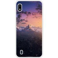 Urban Mountains Beschermende siliconen case compatibel met Galaxy A10