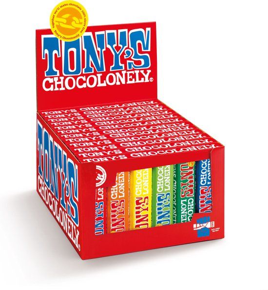 Tony's Chocolonely Proeverijtje Chocolade Verjaardag Cadeau - 12 x 6 x 47g - Geschenkset
