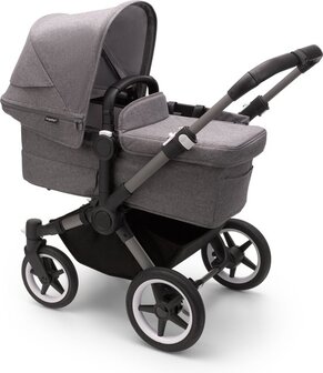 Bugaboo Donkey 5 Mono Kinderwagen - Graphite/Grey Melange