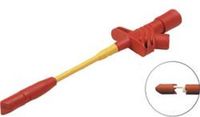 SKS Hirschmann KLEPS 2700 rt Grijpklem Steekaansluiting 4 mm CAT III Rood
