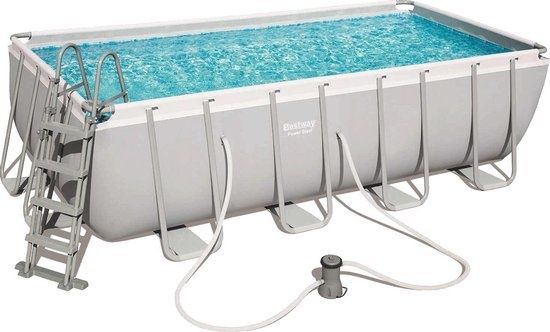 Viking Choice Bestway power steel zwembad 404 x 201 x 100 cm met pomp - complete set