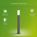 Philips Buitenlamp Utrecht, antraciet, 20W, roestvrij staal, IP44