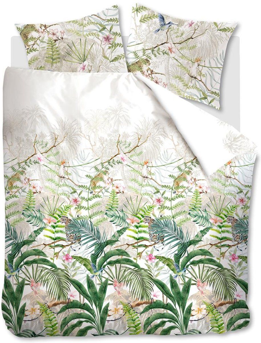 At Home Eldorado Dekbedovertrek - 200x220 cm - Groen - Katoen