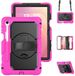 Selected by GSMpunt.nl Samsung Galaxy Tab S11 Hoes met ingebouwde Screenprotector, Handriem en Schouderriem - Roze