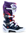 Alpinestars Tech 7, bottes, couleur: Blanc/Bleu Foncé/Mauve/Rouge Néon, taille: 5 US
