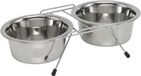 Nobby rvs standaard dubbel eetbak 13 cm