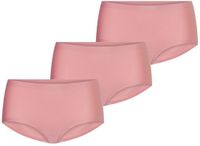 Ten Cate Secrets Midi Slips Dames - 3-pack - Rose Pink – Naadloos – Midi Pasvorm – Maat XL