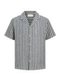 JACK & JONES Regular Fit Hemd im Allover-Look Modell 'MONTAUK'