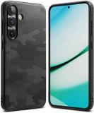 Ringke Onyx | Hoesje Geschikt voor Samsung Galaxy S25 Plus | Back Cover Flexibel TPU | Militaire Standaard | Design Camo Zwart